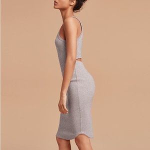 NWT✨ Aritzia Wilfred Yasmin Cut-Out Dress Lilac Cloud